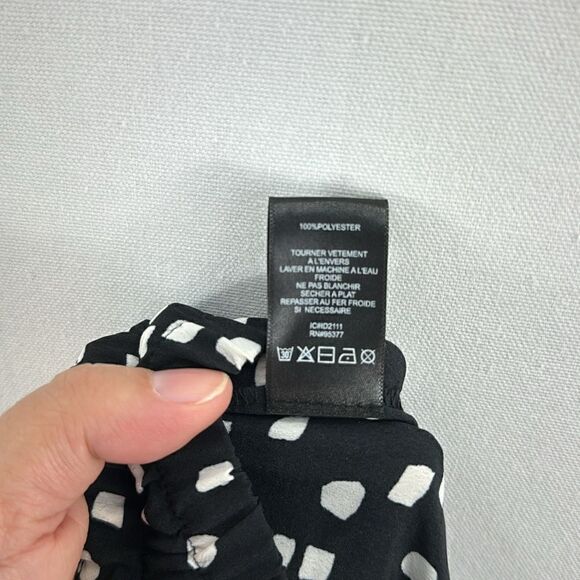 Sanctuary Mirage Printed Pull-On Pants- Black/White Polka Dot- Size XL- NWT - Picture 6 of 6